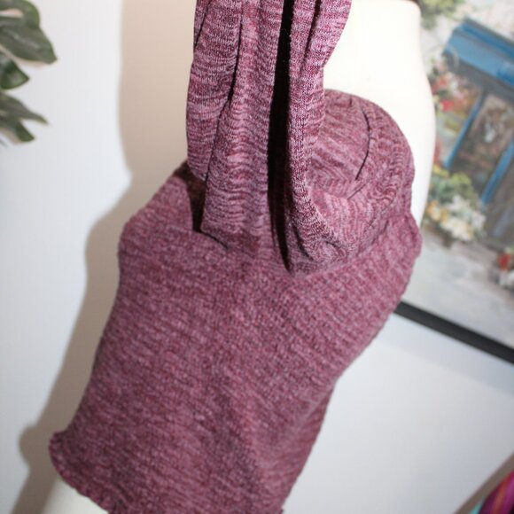 Me & U Brand Juniors 2X Crop Sweater Purple - Picture 5 of 8